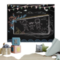 Imagem da oferta Papel de Parede Adesivo PVC Quadro Negro Com 5 Giz Coloridos - 2 Metros