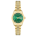 Imagem da oferta Armitron Relógio feminino com cristais Swarovski 752475GNGP Douradoverde