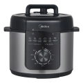 Imagem da oferta Panela Elétrica Mecânica Pressão 4L Preta E Inox Midea 127v