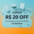 Imagem da oferta Cupom R$20 OFF em compras a partir de R$200 na Amazon