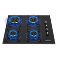 Imagem da oferta Cooktop a Gás 4 Bocas Mondial Preto/Inox Bivolt - CTG-01