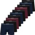Imagem da oferta Kit 10 Cuecas Boxer Lupo Microfibra Sem Costura