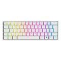 Imagem da oferta Teclado Mecânico Gamer KBM! GAMING TG600 Branco 60% e ABNT2 RGB Switch Gateron Red