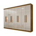 Imagem da oferta Guarda Roupa Casal Hera MDF 8 Portas e 4 Gavetas Rufato