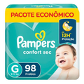 Imagem da oferta Fralda Pampers Confort Sec G 98 Unidades - 4 pacotes