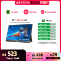 Imagem da oferta ARZOPA Monitor portátil de 16,1 polegadas e 144 Hz tela IPS FHD 1080P 16:9 corpo de metal com mini HDMI