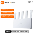 Imagem da oferta Novo roteador xiaomi be5000 wi-fi 7 2.4/5ghz malha de frequência dupla 2.5g porta de rede de alta velocidade i