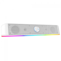 Imagem da oferta Soundbar Gamer Redragon Adiemus GS560W RGB Stereo 2.0 USB 3.5mm White