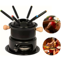 Imagem da oferta Conjunto Para Fondue 11 Peças Inox para Queijos Chocolate e Molhos