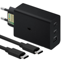 Imagem da oferta Carregador Super Turbo 125W com Três Portas: Tipo-C 65W + Tipo-C 30W + USB-A 30W Compatível com iPhones Motorola Xiao