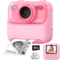 Imagem da oferta câmera instantânea 1080p hd lente dupla selfie câmera digital para meninas meninos presentes de a