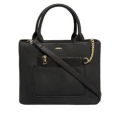 Imagem da oferta Bolsa Tote Média Gabriela Corrente Niqueleira Preto