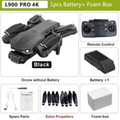 Imagem da oferta LYZRC L900 Pro Drone 4K Profissional Câmera Dual HD GPS 5G WIFI 360 ° Quadricóptero Rc FPV