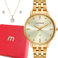 Imagem da oferta Relógio Mondaine Feminino Analógico Dourado Origina