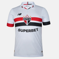 Imagem da oferta Camisa São Paulo I 24/25 s/n° Torcedor New Balance Masculina - Branco+Vermelho