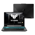 Imagem da oferta Notebook ASUS TUF Gaming A15 RTX 3050 AMD RYZEN 7 8 GB 512 GB SSD KeepOS Tela 15.6" FHD Graphite Black - FA506NCR-HN089