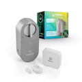 Imagem da oferta Kit Smart Fechadura Wi-Fi Positivo Casa Inteligente + Hub e Sensor de Abertura Bluetooth - 2600 mAh - Alerta de Bateria
