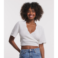 Imagem da oferta Blusa em Tricô com Decote Transpassado e Textura Tam PP