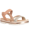 Imagem da oferta Sandália Modare Ultraconforto Flatform Tratorada Strass Nude