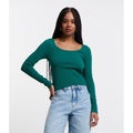 Imagem da oferta Blusa Seamless com Decote Canoa