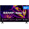 Imagem da oferta Smart TV 32" Semp TCL LED Full HD Wi-Fi Roku TV Alexa - 32R6610
