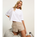 Imagem da oferta Short Básico em Ribana com Amarração no Cós