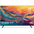 Imagem da oferta HQ Smart TV LED 24" 2 HDMI 2 USB WI-FI Androind 11 e Processador Quad Core