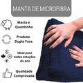 Imagem da oferta Cobertor Casal Manta Microfibra Fleece 01 Peça
