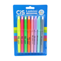 Imagem da oferta Marca Texto Lumini CIS 56.9802 Multicor Blister com 8 unidades (Cores Pastel e Neon)