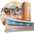 Imagem da oferta Colchão Queen Emma Duo Comfort 10 anos de garantia conforto de dupla face e suporte ideal para o seu corpo 158x