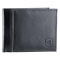 Imagem da oferta Gshield Carteira de Couro Legítimo Masculina Porta Cartão com 7 Compartimentos para Cartões Documentos Notas e Moedas