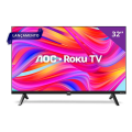 Imagem da oferta Smart TV 32'' AOC DLED HD HDMI Wi-fi USB Sistema Operacional Roku TV - 32S5045/78G