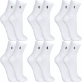 Imagem da oferta Kit 6 Pares Meias Lupo Cano Médio Alto Academia Original