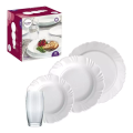 Imagem da oferta Aparelho De Jantar Pétala Opaline 16 Peças Duralex Nadir Cor Branco Liso