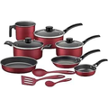 Imagem da oferta Kit para Cozinhar 10 Peças Turim Vermelho Tramontina - Panelas Assadeiras e Utensílios