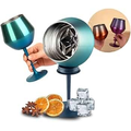 Imagem da oferta Taça Térmica Inox 414ml 2 em 1 Copo Isolado a Vácuo Parede Dupla Gin Vinho ou Cocktail Inquebrável e Reutilizável H