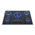 Imagem da oferta Cooktop a Gás 5 Bocas Mondial Preto/Inox Bivolt - CTG-03