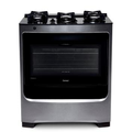 Imagem da oferta Fogão Consul 5 bocas cor Inox com mesa de vidro e grade de ferro fundido - CFS5VAR - Fogão 4 Bocas - Magazine Camispro