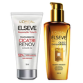 Imagem da oferta Kit Elseve Leave-In Cicatri Renov 50ml + Óleo Extraordinário 100ml