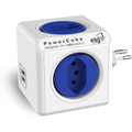 Imagem da oferta ELG PWC-R4U PowerCube USB Filtro de Linha Multiplicador 4 Tomadas Bivolt com 2 Portas USB 2.4A Disjuntor Integrado de 10