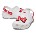 Imagem da oferta Sandália Crocs Disney Minnie Mouse Classic Clog K White/red