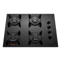 Imagem da oferta Cooktop 4 Bocas Atlas Preto Com Mesa De Vidro U Top Bivolt 110V/220V