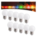 Imagem da oferta Kit 10 Lâmpada Bolinha Led 3w G45 E27 Bulbo Lustre espelho