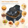 Imagem da oferta Air friye rFritadeira elétrica tampa dobrável,Frigideira antiaderente sem óleo