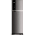 Imagem da oferta Geladeira Brastemp Frost Free Duplex 400 litros cor Inox com Freeze Control - BRM54JK - 110V