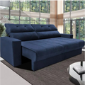 Imagem da oferta Sofá 3 Lugares Clean Retrátil Reclinável Cama Inbox