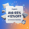 Imagem da oferta Até 65% OFF + 12% Com Cupom Exclusivo na Emma Colchões