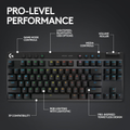 Imagem da oferta Teclado Gamer Sem Fio Logitech G PRO X com design TKL Layout US RGB LIGHTSYNC Tecnologia LIGHTSPEED e Switch Exclusivo G
