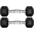 Imagem da oferta Par Halteres 2kg +2kg Dumbbell Sextavado Emborrachado Pegada Cromada Gallant (gdb02f3b-pt)