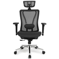 Imagem da oferta Cadeira DT3 Office Moira Até 150kg Apoio de Cabeça e Braço 3D Cilindro Classe 4 Preto - 11214-9